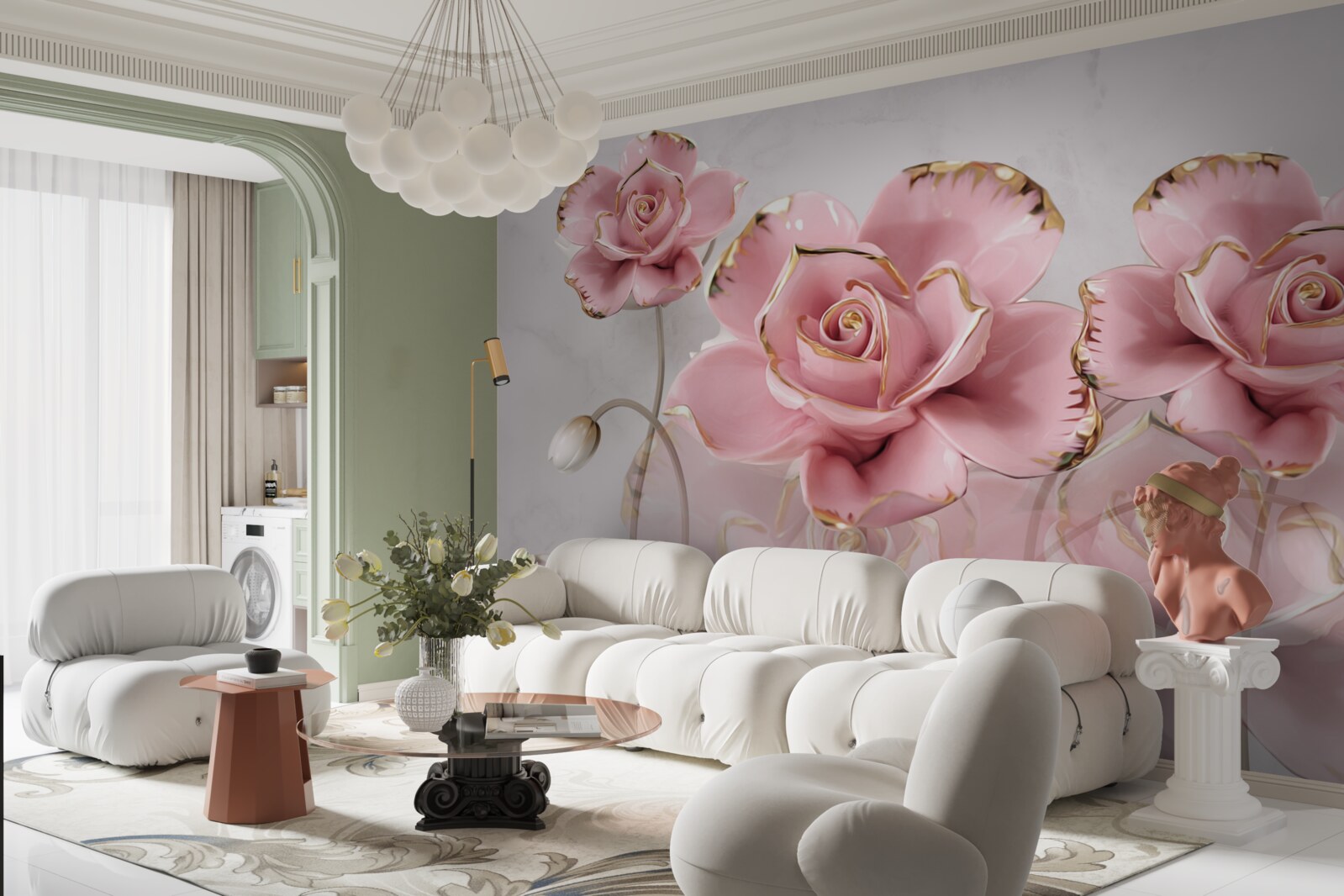 Fototapet deschiderea ușoară a mugurilor